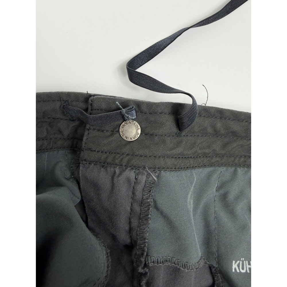 Kuhl Women's Hiking Pants Size 10 Reg Gray Outdoor Cargo Trail Utility Straight - Picture 4 of 11